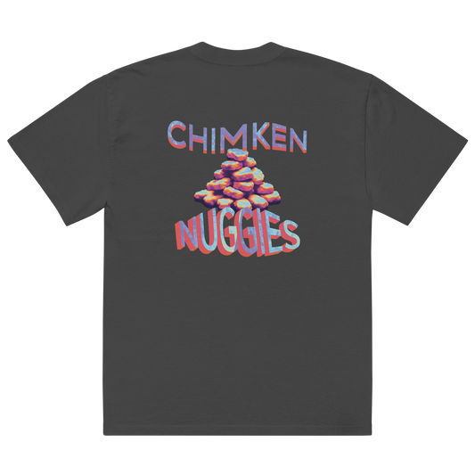 Chimken Nuggies Oversized Faded T-Shirt