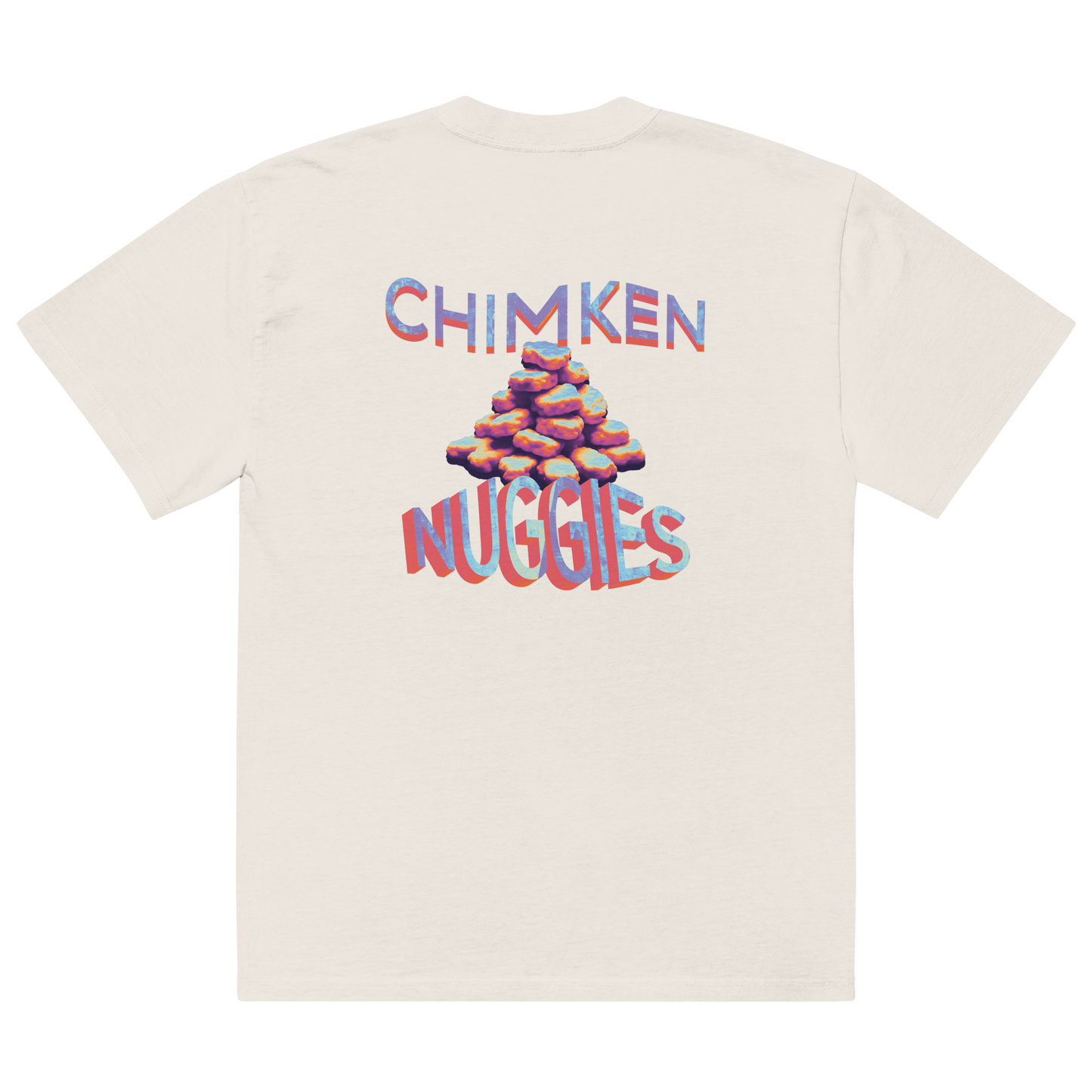 Chimken Nuggies Oversized Faded T-Shirt